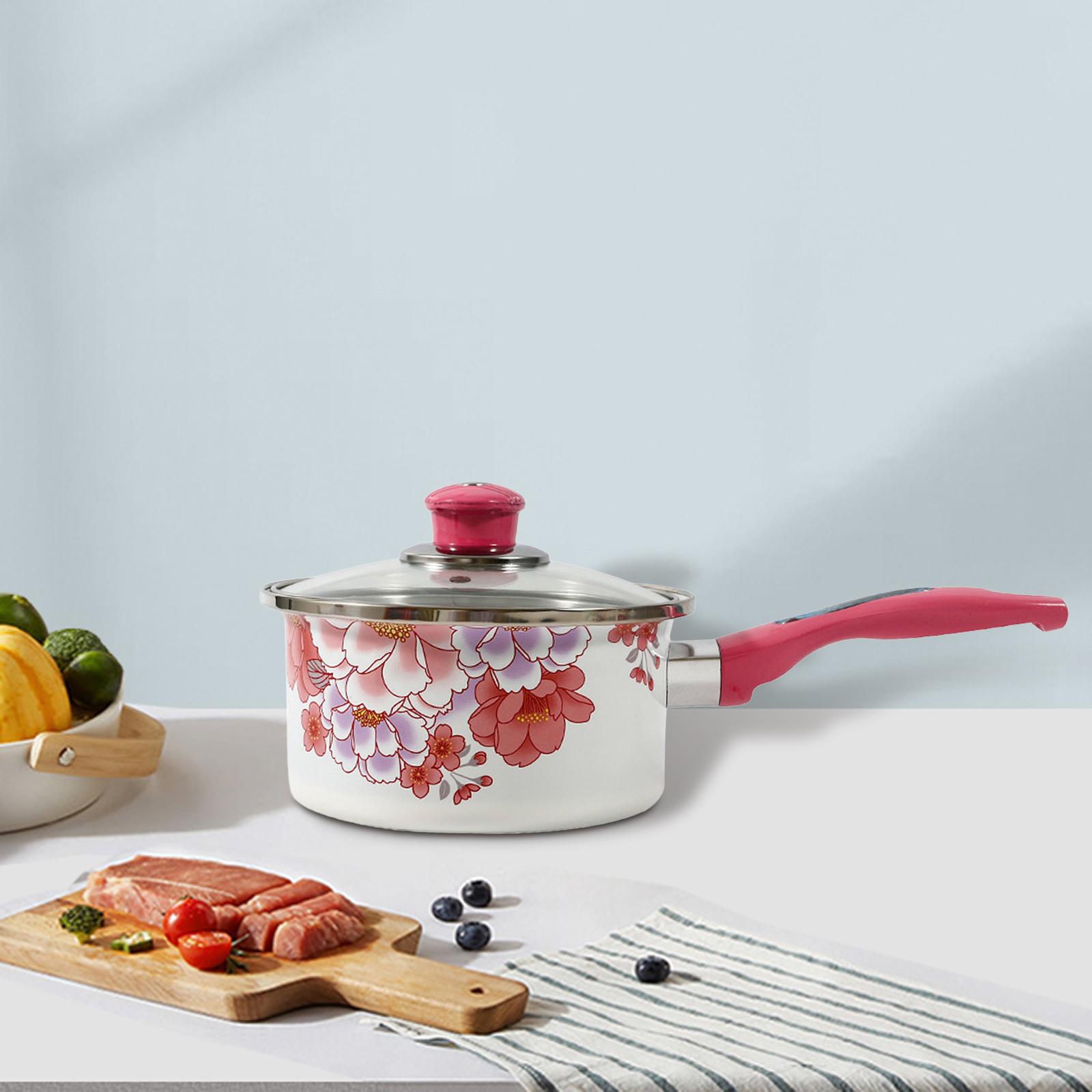 Baby Food Restaurant - Enamel Milk Pot Multifunction Nonstick Soup