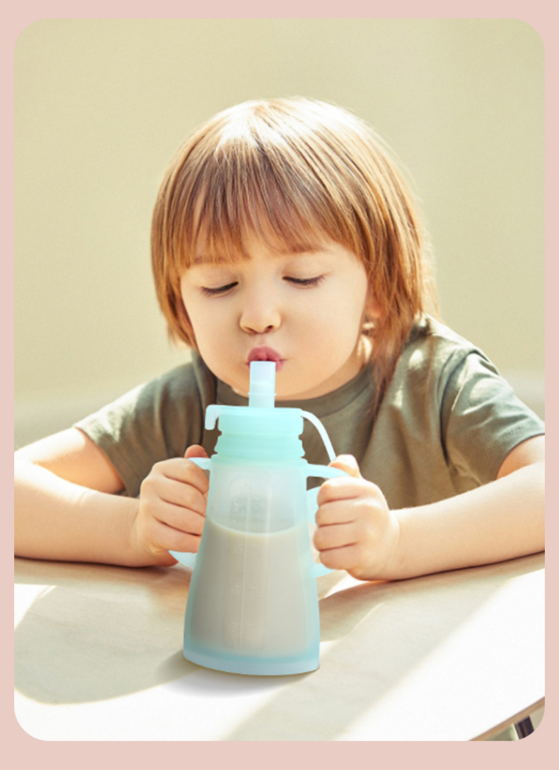 Baby Food Delivery - New Reusable Silicone Breast Milk Storage