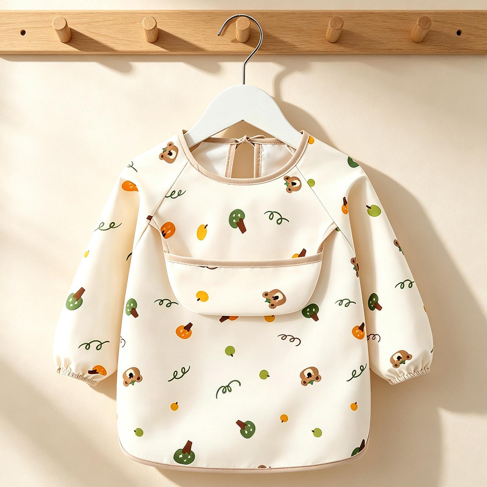 Baby Food Restaurant - Feeding Smock Soft Adjustable Large Pocket