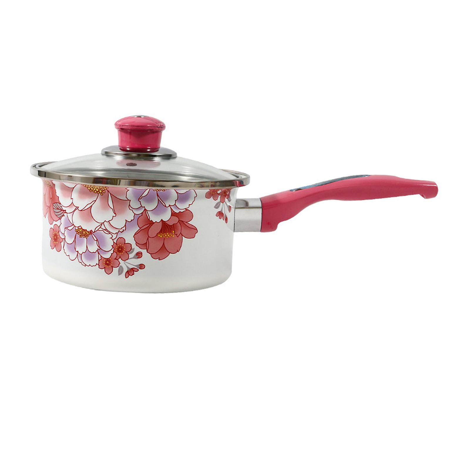 Enamel Milk Pot Multifunction  - огляд і ціна Baby Food Restaurant