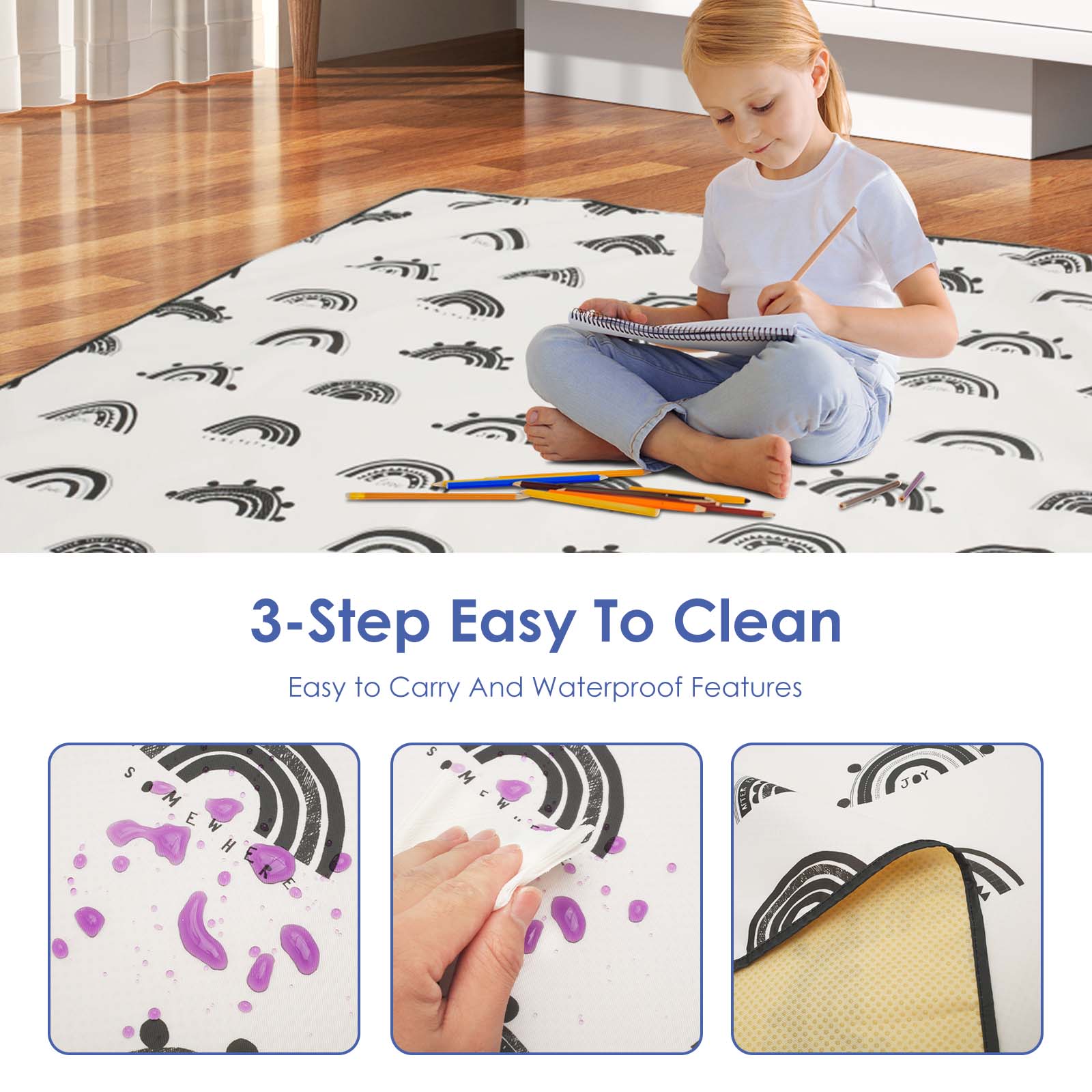 Baby Splat Mat Anti Slip High  - огляд і ціна Baby Food Eating Chair
