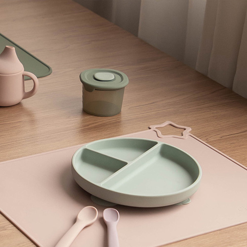 1PCS Simple Silicone Placemat  - огляд і ціна Baby Food Restaurant