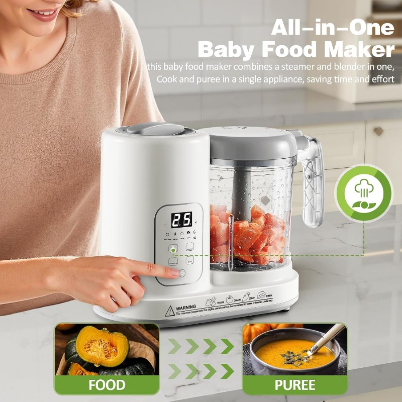 Baby Food Maker Steamer Blende - огляд і ціна Baby Food Gerber