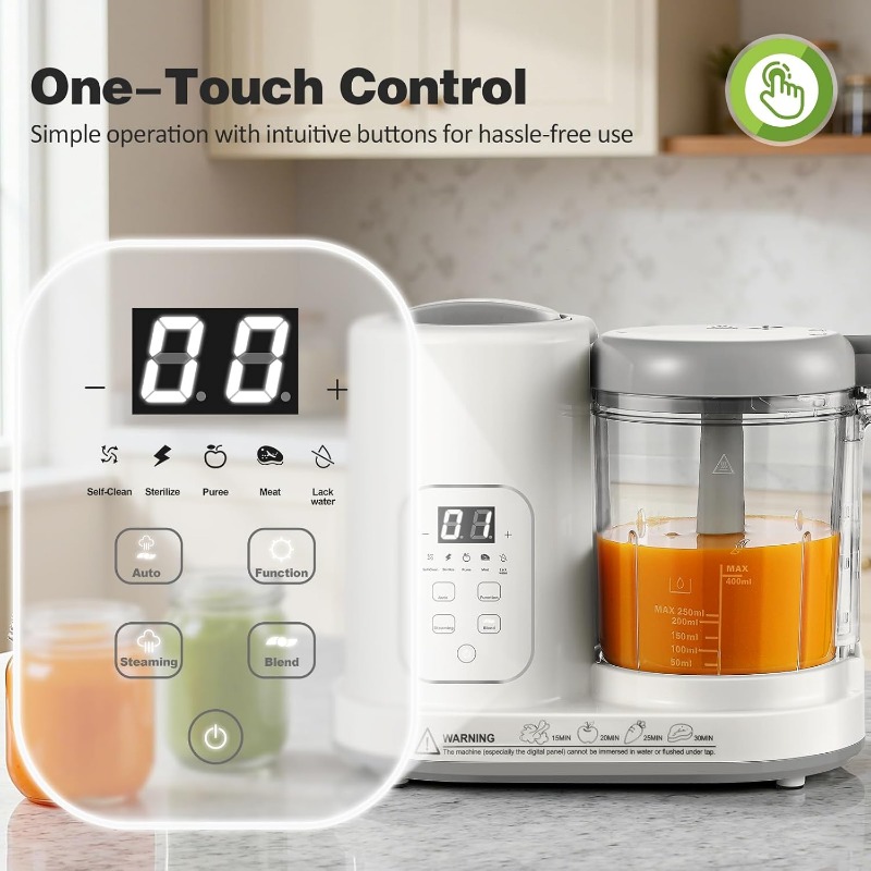 Baby Food Maker Steamer Blende - огляд і ціна Baby Food Gerber