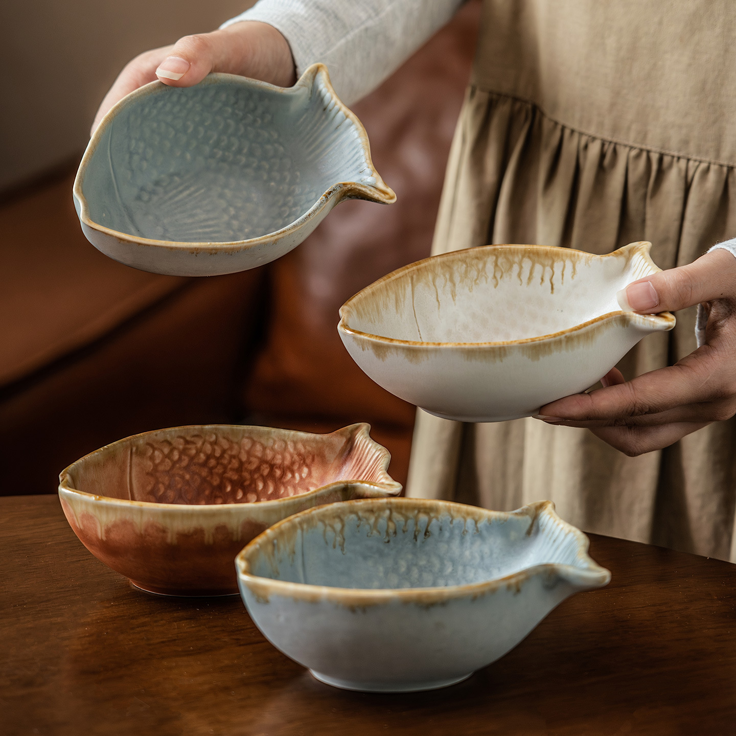 Creative Fish Shape Ceramic Bo - огляд і ціна Baby Food Restaurant