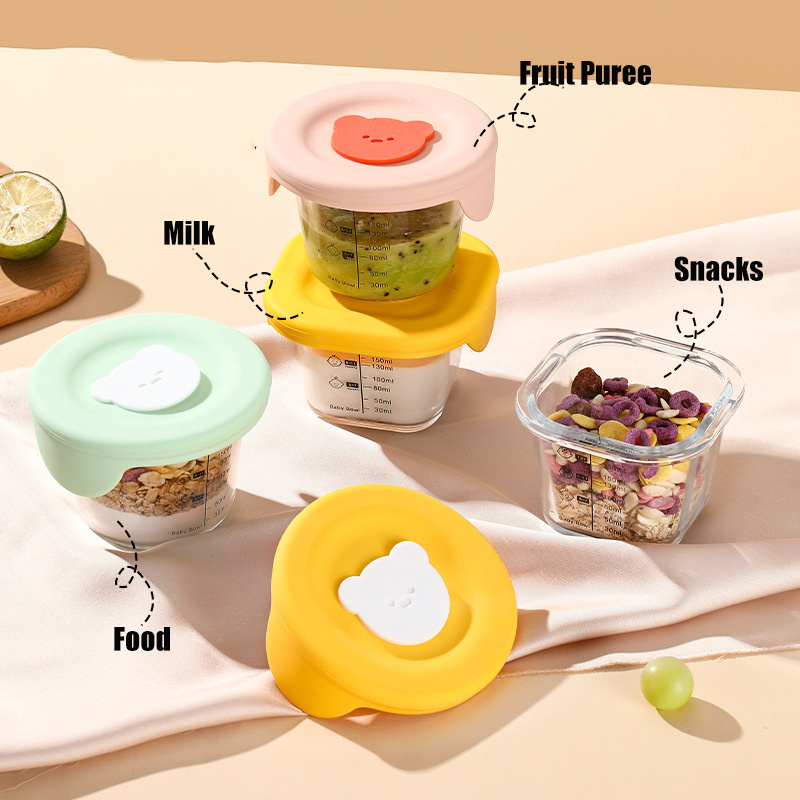 180ml Glass Baby Food Storage  - огляд і ціна Baby Food Delivery