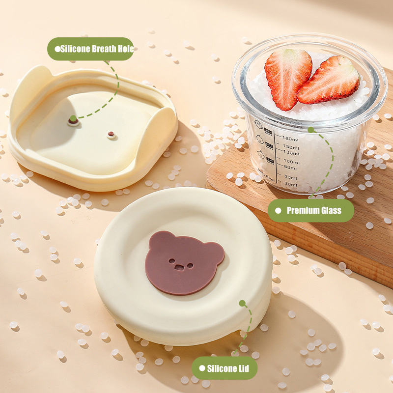 180ml Glass Baby Food Storage  - огляд і ціна Baby Food Delivery