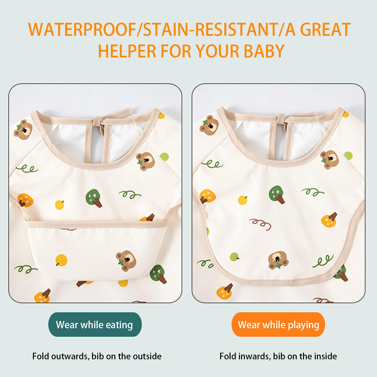 Child Smock Bib Soft Adjustabl - огляд і ціна Baby Food Restaurant