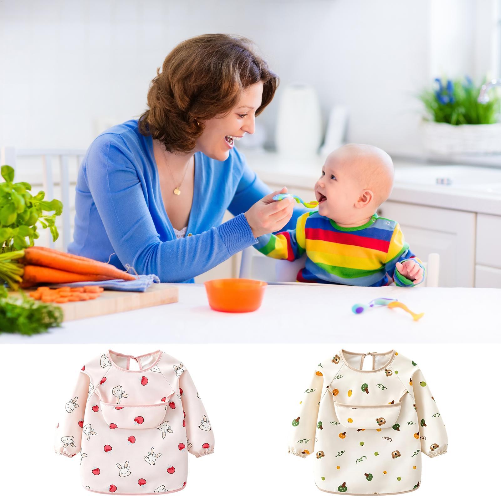 Child Smock Bib Soft Adjustabl - огляд і ціна Baby Food Restaurant