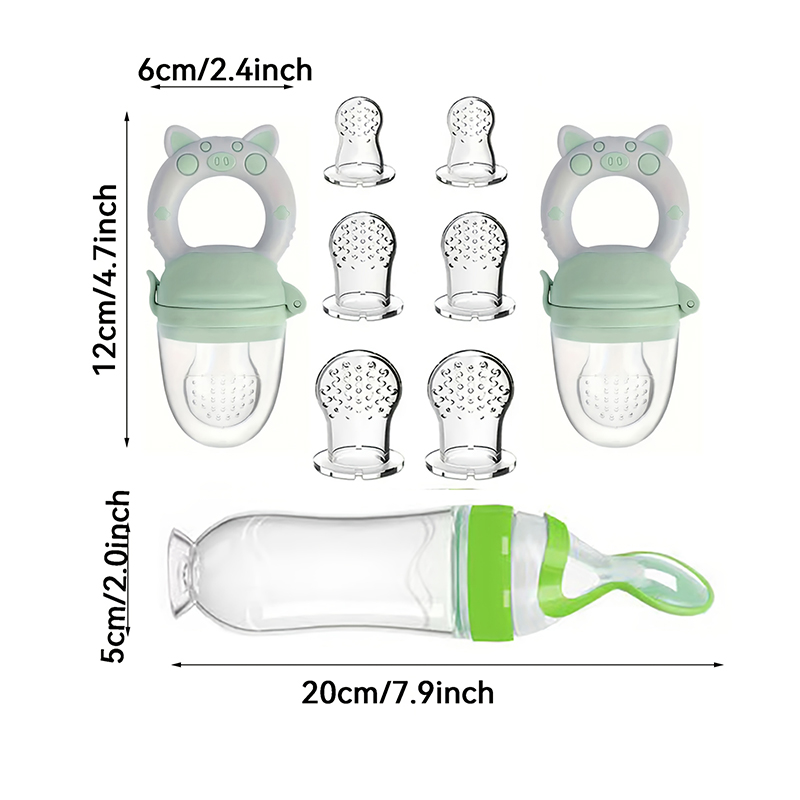 9pcs Feeding Cutlery:1 Silicon - огляд і ціна Baby Food Vegetables