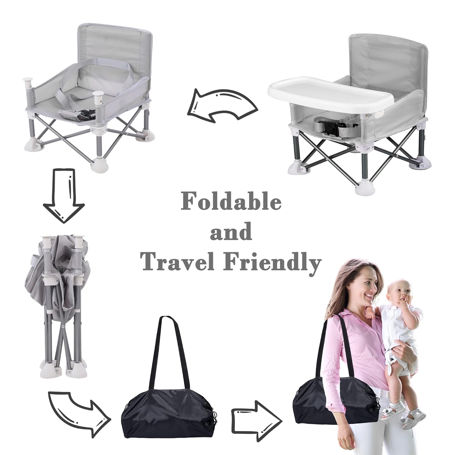 Folding Chair Baby Camping Cha - огляд і ціна Baby Food Eating Chair