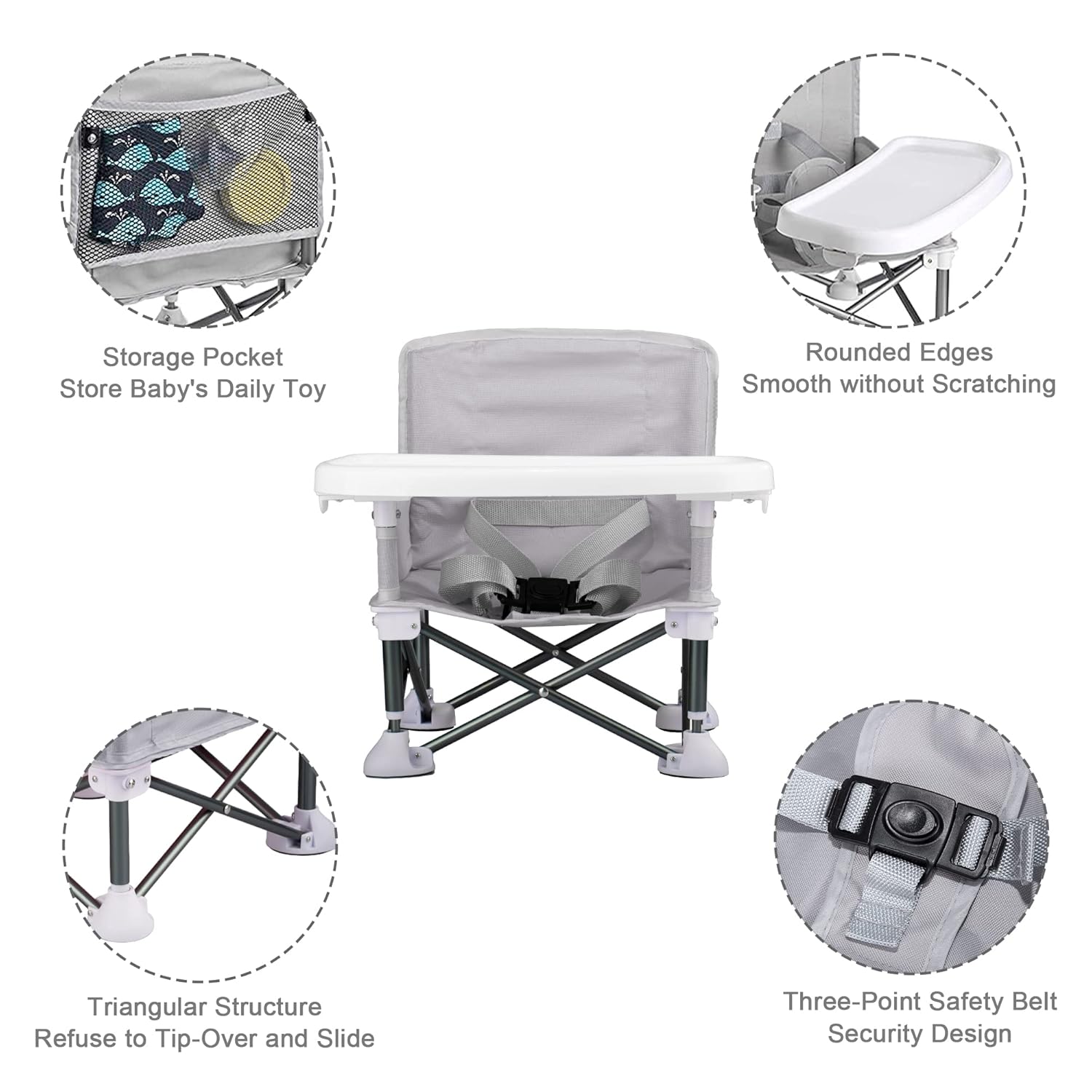 Folding Chair Baby Camping Cha - огляд і ціна Baby Food Eating Chair